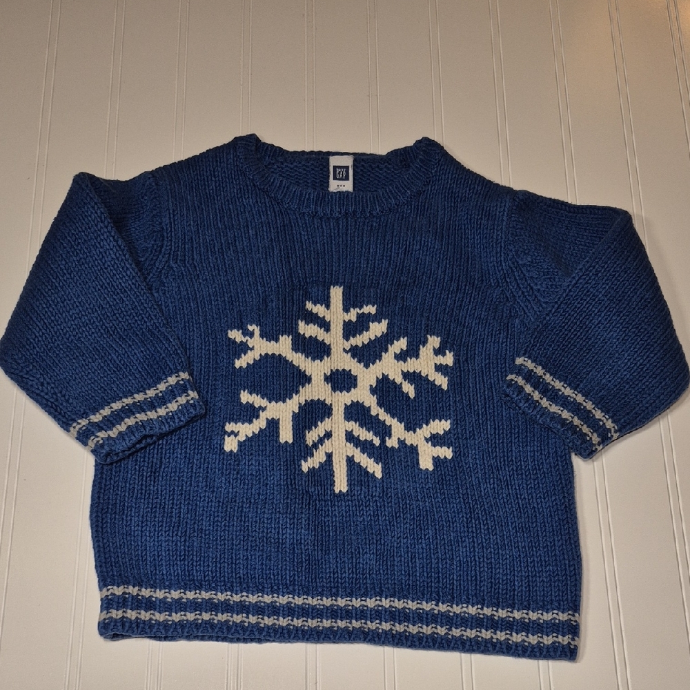 Vintage Baby GAP Snowflake Sweater